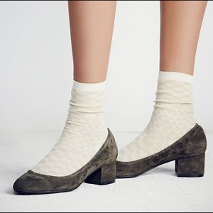 FP x Jeffrey Campbell Cyndi Suede Block Heel